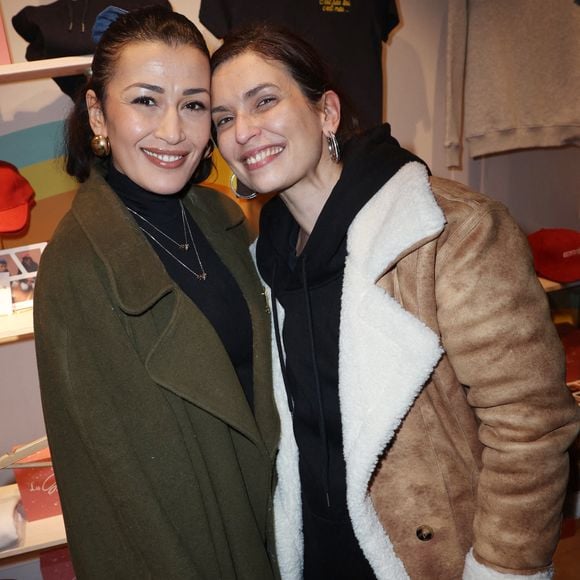 Karima Charni et Lucie Bernardoni participent à la Pop Up Influence Party organisée par Aurelien Cassirame, à Paris, le 02 février 2025 à Paris, France. Photo by Jerome Domine/ABACAPRESS.COM