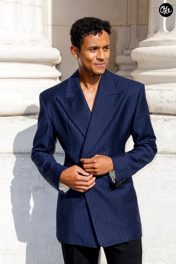 Jaafar Jackson aux arrivées du deuxième défilé de mode Saint Laurent Prêt à Porter Collection Homme Printemps/Été 2027 lors de la Fashion Week de Paris à la Bourse de Commerce - Pinault Collection, à Paris, France, le 23 juion 2026. © Olivier Borde/Bestimage