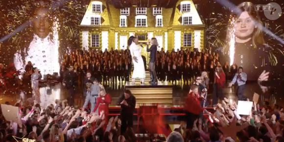 Finale de la "Star academy" entre Ebony et Marine sur TF1