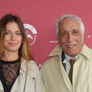 Gérard Darmon avec sa fille Sarah Darmon - 96ème Qatar Prix de l'Arc de Triomphe à l'Hippodrome de Chantilly le 1er octobre 2017. © Coadic Guirec/Bestimage