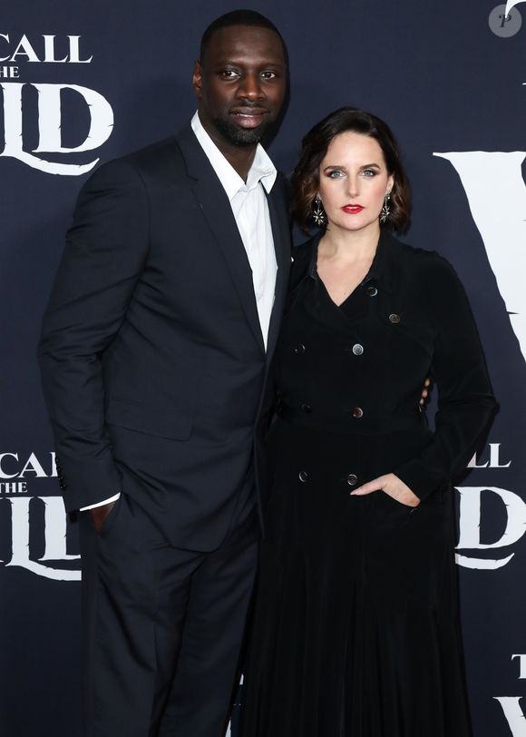 Omar Sy et sa femme Hélène à la première du film "The Call of the Wild" à Los Angeles, le 13 février 2020.