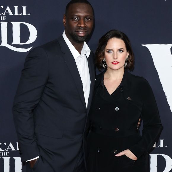 Omar Sy et sa femme Hélène à la première du film "The Call of the Wild" à Los Angeles, le 13 février 2020.