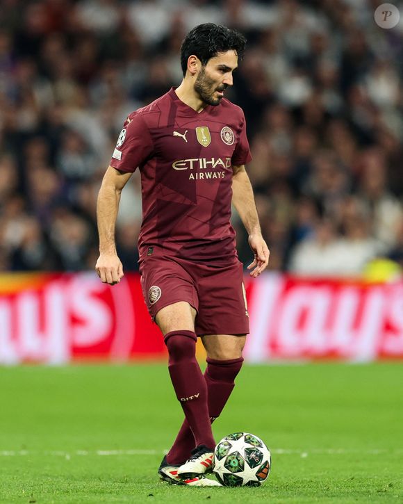 İlkay Gündogan avec Manchester City FC contre le Real Madrid à Madrid, Spain (Judit Cartiel / SPP)