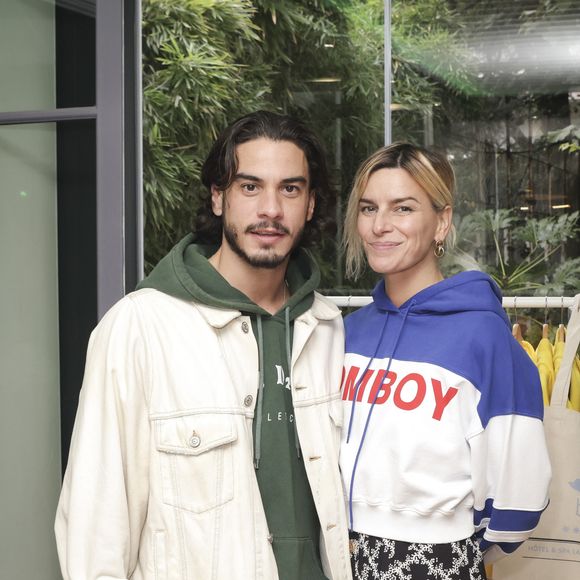 Exclusif - Romain Guillermic et Fauve Hautot - Live Apéro Shopping de Sandra Sisley et Gaëlle Constantini à l'Hotel & Spa La Belle Juliette à Paris le 27 septembre 2024. © Jack Tribeca/Bestimage