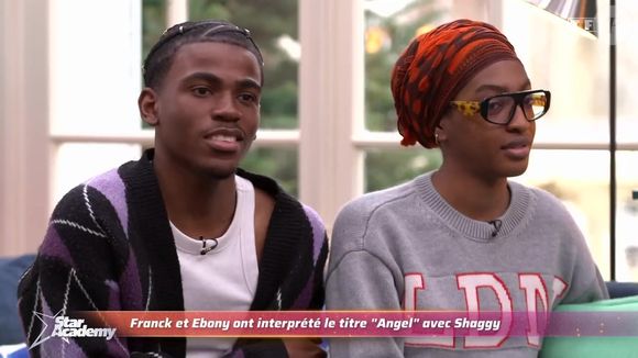 Franck et Ebony sont en concurrence cette semaine
Franck et Ebony, demi-finalistes de la "Star Academy"