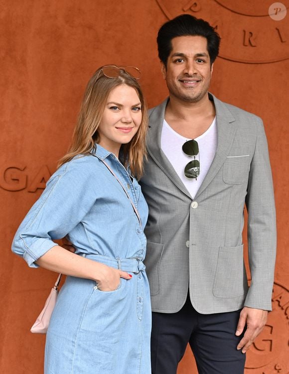 Sugar Sammy et sa petite amie Nastassia assistent aux Internationaux de France 2019, premier jour à Roland Garros, le 26 mai 2019 à Paris, France. © Laurent Zabulon / ABACAPRESS.COM