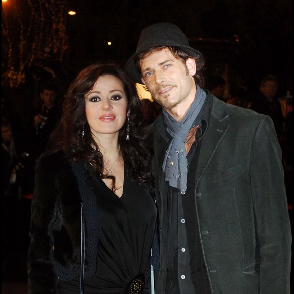 Tina Arena et Vincent Mancini aux NRJ Music Awards à Cannes en 2006. © Rachid Bellak / BESTIMAGE