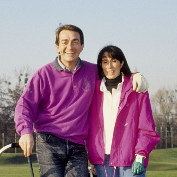 Exclusif - Archives - Jean-Pierre Pernaut et son ex femme Dominique Bonnet en février 1992. © Frédéric Piau / Bestimage