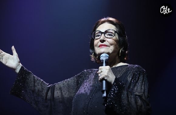 Nana Mouskouri - Concert "Michel Legrand & Friends" en hommage à Michel Legrand au Grand Rex à Paris le 17 avril 2019. © Denis Guignebourg/Bestimage