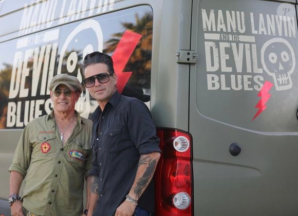 Exclusif - Gérard Lanvin et son fils Manu Lanvin en concert à Bormes Les Mimosas le 17 juillet 2025.
© Luc Boutria / Nice Matin / Bestimage