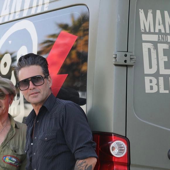 Exclusif - Gérard Lanvin et son fils Manu Lanvin en concert à Bormes Les Mimosas le 17 juillet 2025.
© Luc Boutria / Nice Matin / Bestimage