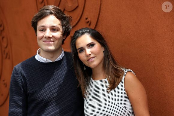 Vianney Bureau et Joyce Jonathan - People au village des Internationaux de France de tennis de Roland Garros à Paris. Le 1er juin 2015. ©Bestimage