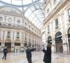 La majestueuse verrière de la Galleria Vittorio Emanuele II a servi de toile de fond

La Galleria Vittorio Emanuele II à Milan, le 10 mars 2020. © Backgrid UK/ Bestimage