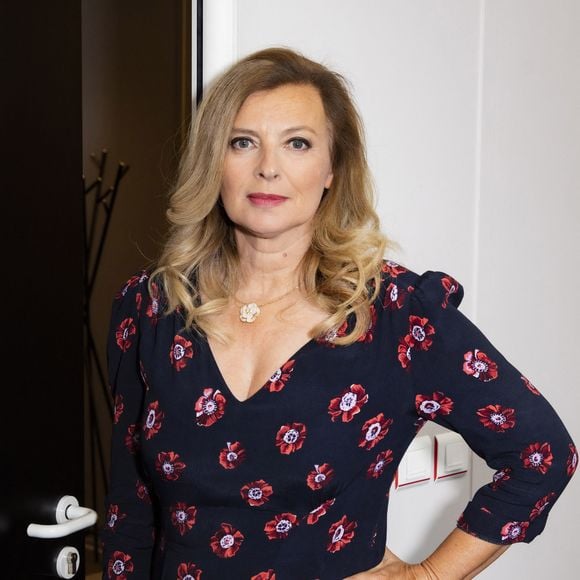 Exclusif - Valerie Trierweiler  - Backstage de l'enregistrement de l'émission "Les Grosses Têtes Prime", présentée par L.Ruquier et diffusée le 2 octobre à 21h05 sur France 2. 
© Jack Tribeca / Bestimage