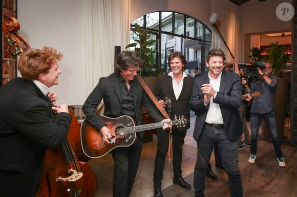 Exclusif - Patrick Bruel - Patrick Bruel inaugure son hôtel cinq étoiles "L'Isle de Leos MGallery" à L'Isle-sur-la-Sorgue, France, le 23 septembre 2025. © Jack Tribeca / Bestimage