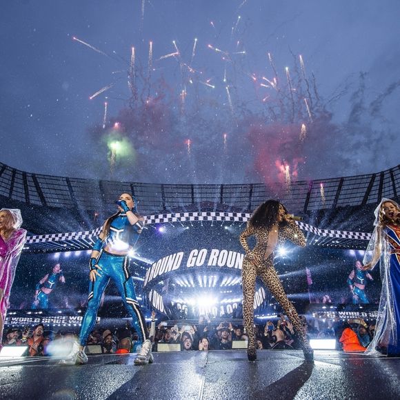 Geri Halliwell , Mel C , Emma Bunton , Mel B - Concert des Spice Girls à Manchester le 31 mai 2019. Photo par Backgrid UK/ Bestimage