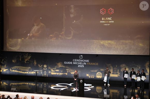 Blanc - Shinichi Sato - Paris 16e - Cérémonie du Guide Michelin France 2025 au Centre des Congrès Robert Shuman à Metz le 31 mars 2025. © Jean-Marc Lhomer/Bestimage