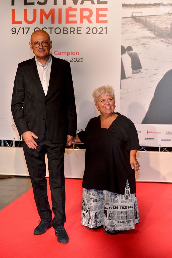 Mimie Mathy lors de la cérémonie d'ouverture du 13e Festival Lumière à Lyon, France, le 9 octobre 2021. Photo by Julien Reynaud/APS-Medias/ABACAPRESS.COM