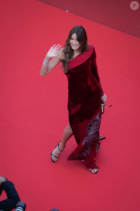 Carla Bruni Sarkozy - Montée des marches du film « The Phoenician Scheme » lors du 78ème Festival International du Film de Cannes, au Palais des Festivals à Cannes. Le 18 mai 2025
© Jacovides-Moreau / Bestimage