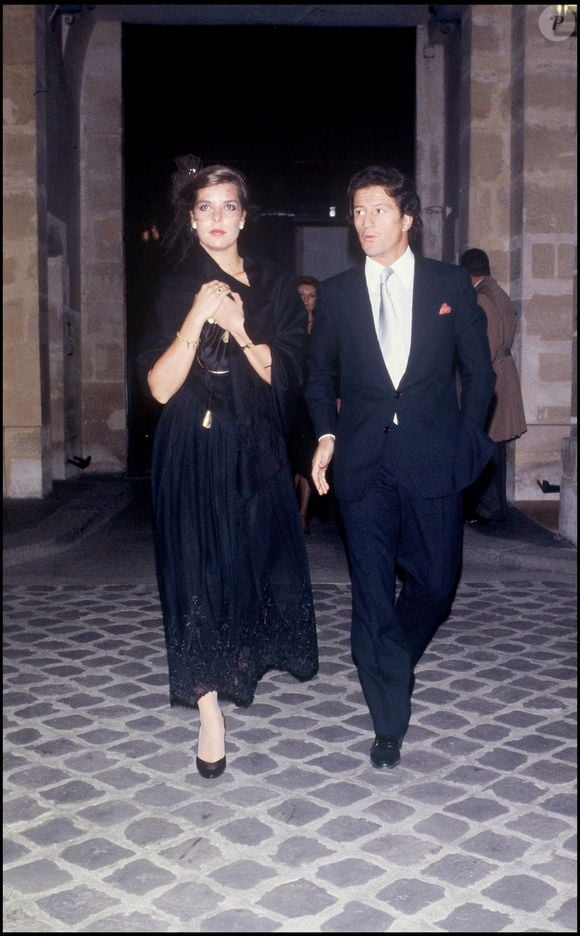 Archives - Caroline de Monaco et Philippe Junot en soirée au Palace, le 26 octobre 1978.
©BERTRAND RINDOFF PETROFF / BESTIMAGE