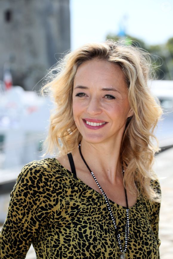Hélène De Fougerolles pour la série télévisée "Balthazar" au photocall du troisième jour du festival international du film de La Rochelle, France, le 14 septembre 2018. © Patrick Bernard/Bestimage