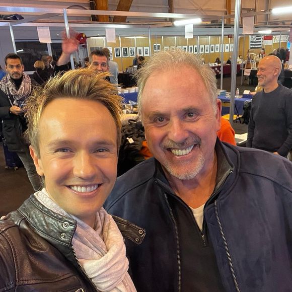 Philippe Risoli avec Cyril Féraud. Photo postée sur Instagram