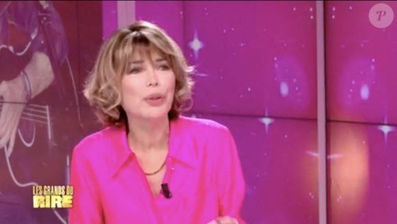 Exclusif - Captures d'écran - Les Chevaliers du Fiel lors de l'enregistrement de l'émission "Les grands du rire", présentée par Bernard Montiel et Isabelle Morizet (Karen Cheryl), et diffusée le 15 juin sur C8 AGENCE / BESTIMAGE