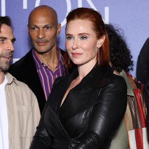 Audrey Fleurot et son compagnon Djibril Glissant sur le tapis rouge lors de la 28ème édition du festival de la Fiction à la Rochelle le 17 septembre 2026. © Denis Guignebourg / Bestimage