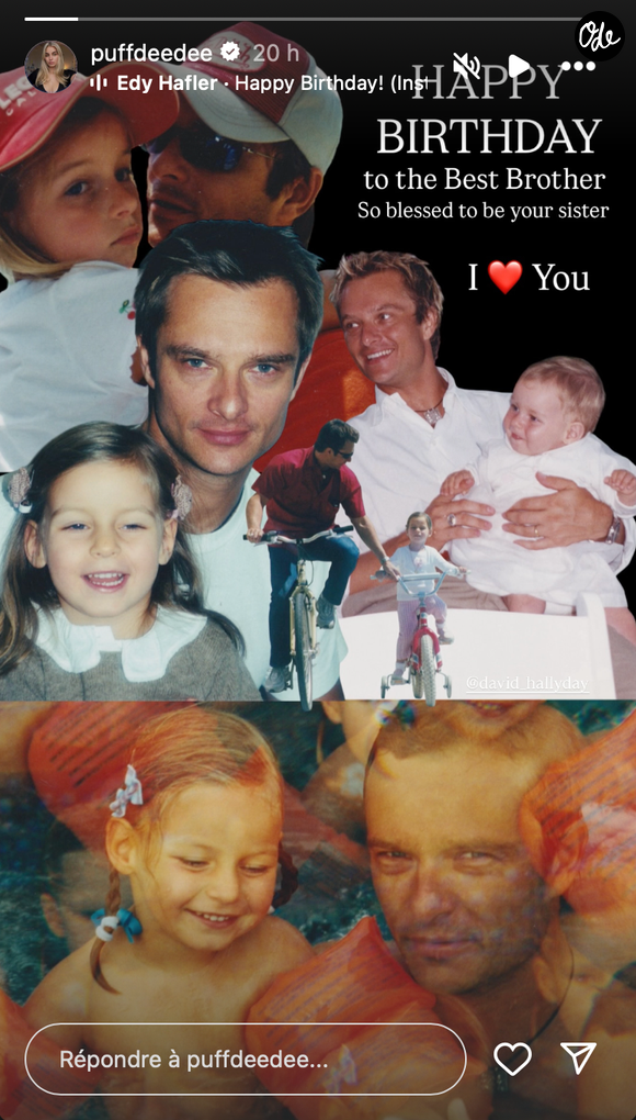 Darina Scotti et David Hallyday sur Instagram