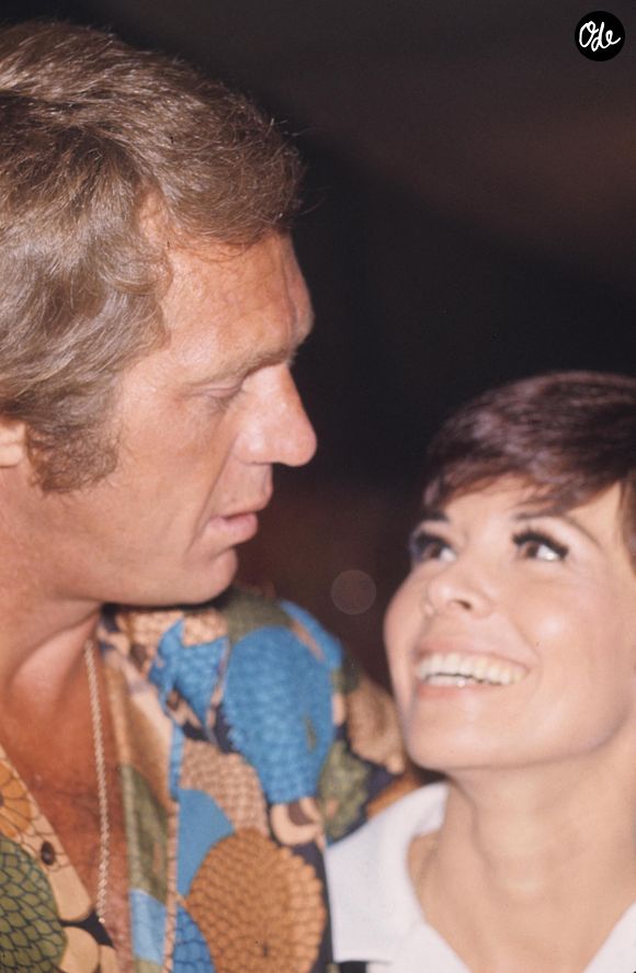 Archives - STEVE MCQUEEN et sa femme Neile Adams. dans les années 1970.  |Archives - Steve Mc Queen Globe Photos / PixPlanete / Bestimage