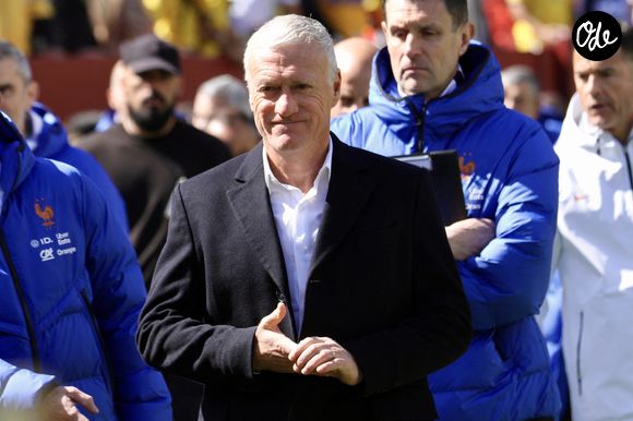 Didier Deschamps, l'entraîneur de la France, lors du match de football opposant la France à la Colombie au Northwest Stadium de Landover, en vue de la Coupe du monde de la FIFA 2026. Crédit : Niyi Fote/Thenews2