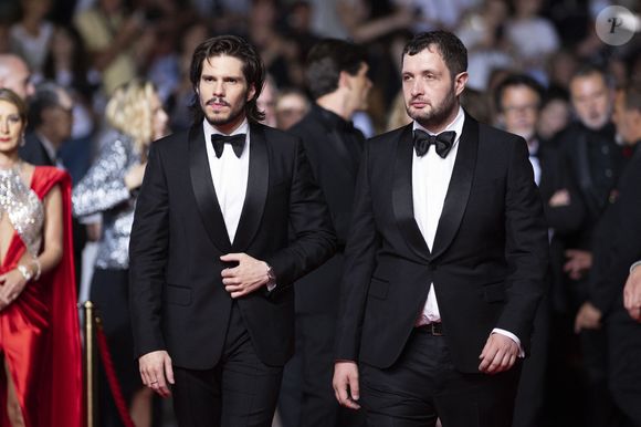François Civil, Karim Leklou - Montée des marches du film "Novembre" lors du 75ème Festival International du Film de Cannes, le 22 mai 2022.
© Cyril Moreau / Bestimage