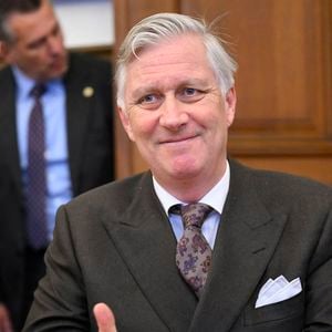 Le roi Philippe de Belgique visite l'usine FN Browning de Herstal (Belgique), le 11 février 2026.

Photo : Photonews / Bestimage