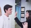 Le couple refuse de révéler le sexe de leur bébé
Exclusif - Alain-Fabien Delon avec sa compagne Laura Bensadoun en backstage de de l'émission "C à Vous" à Paris, France, le 18 octobre 2024. © Cyril Moreau/Bestimage