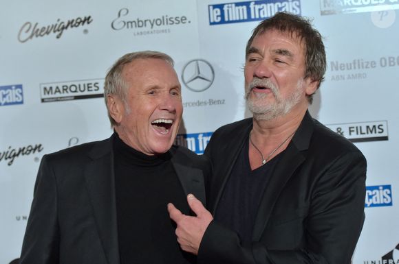 Archives - Yves Rénier et Olivier Marchal au photocall des Trophées Du Film Francais au Palais Brongniart à Paris, le 5 février 2019. © MPP/Bestimage