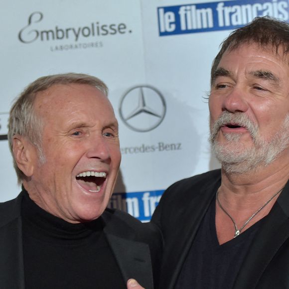 Archives - Yves Rénier et Olivier Marchal au photocall des Trophées Du Film Francais au Palais Brongniart à Paris, le 5 février 2019. © MPP/Bestimage