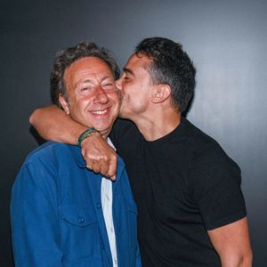 Stéphane Bern et Yori Bailleres assistent au défilé Julien Fournie Haute Couture Automne/Hiver 2024-2025 dans le cadre de la semaine de la mode de Paris le 25 juin 2024 à Paris, France. Photo by Shootpix/ABACAPRESS.COM