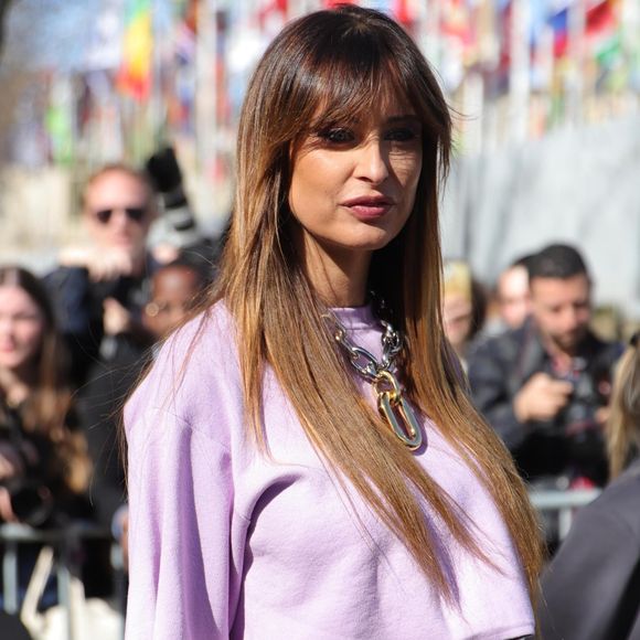 Malika Ménard, en mars 2025 quelques semaines avant l'arrivée de son bébé