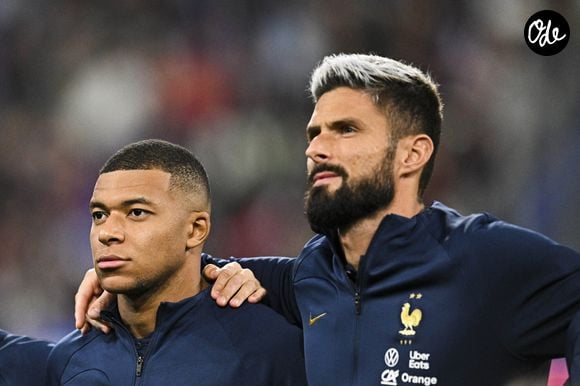 Kylian Mbappé (Fra) / Olivier Giroud (Fra) - Match de la 5e et avant-dernière journée de la Ligue des Nations entre la France et l'Autriche (2-0) au Stade de France à Saint-Denis le 22 septembre 2022.
JB Autissier / Panoramic / Bestimage