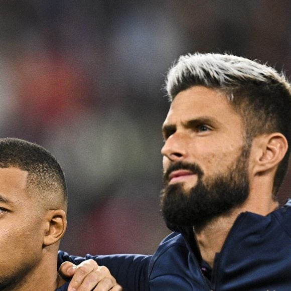Kylian Mbappé (Fra) / Olivier Giroud (Fra) - Match de la 5e et avant-dernière journée de la Ligue des Nations entre la France et l'Autriche (2-0) au Stade de France à Saint-Denis le 22 septembre 2022.
JB Autissier / Panoramic / Bestimage