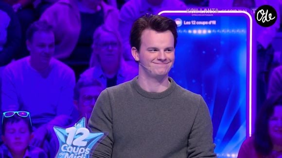 Cyprien dans l'émission "12 Coups de Midi" de Jean-Luc Reichmann Capture TF1