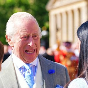 Le roi Charles III d'Angleterre lors d'une Garden Party à Buckingham Palace à Londres le 14 mai 2025. Photo par ALPHA AGENCY / BESTIMAGE