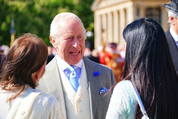 Le roi Charles III d'Angleterre lors d'une Garden Party à Buckingham Palace à Londres le 14 mai 2025. Photo par ALPHA AGENCY / BESTIMAGE