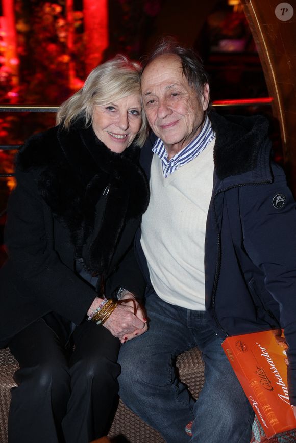 Chantal Ladesou et Michel Ansault assistent à la soirée Maison de Retraite 2 au Buddha Bar à Paris, France le 13 février 2024 à Paris, France. Photo par Jerome Domine/ABACAPRESS.COM