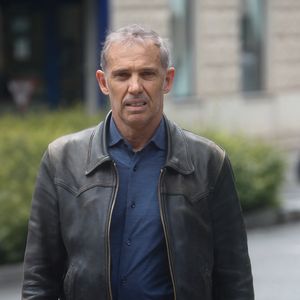 Exclusif - Paul Belmondo - Obsèques de Francine Leca (Fondatrice de Mécénat Chirurgie Cardiaque et première femme devenue chirurgienne cardiaque) en l'église Saint-Pierre à Neuilly-sur-seine, France, le 21 juin 2024. © Christophe Clovis / Bestimage