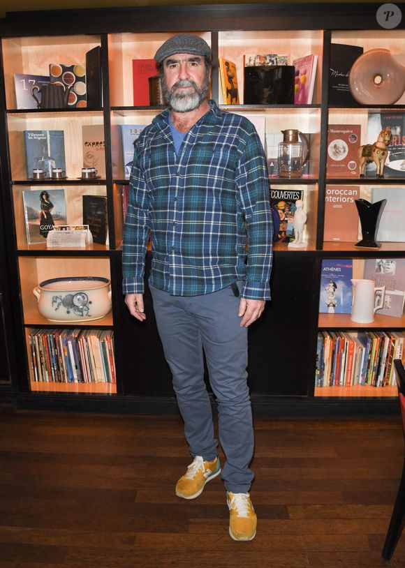 Eric Cantona lors d'une conférence de presse de la série (France 3) "Le voyageur: La permission de minuit" au restaurant Les Editeurs à Paris, France, le 25 février 2020. La série sera diffusée sur France 3 le mardi 17 mars 2020. © Coadic Guirec/bestimage