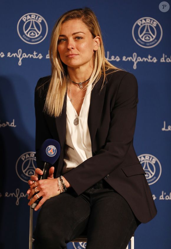 Laure Boulleau - Lancement officiel du programme "Allez les Filles" au Parc des Princes à l'occasion de la Journée Internationale des droits des Femmes, Paris le 08 Mars 2019
© :Marc Ausset-Lacroix/Bestimage