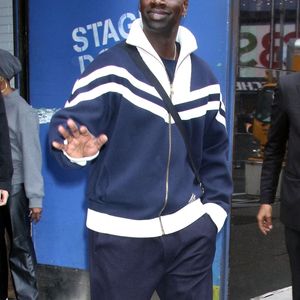 New York, NY  - Omar Sy appeared on Good Morning America in New York City to discuss his latest film "Shadow Force," sharing insights into his role and the action-packed storyline of the highly anticipated release.