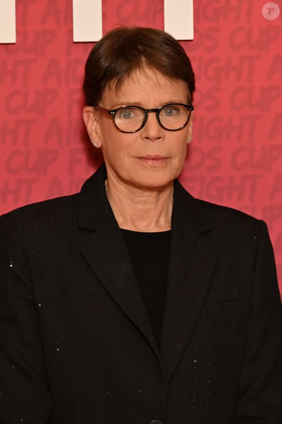 Stéphanie de Monaco durant la soirée de gala du "Fight Aids Cup 2026" à l'hôtel Fairmont Monte-Carlo à Monaco  après la sixième édition de la Fight Aids Cup, un match de football caritatif au stade Louis II qui a opposé l'équipe du Cirque FC de la princesse Stéphanie et les Barbagiuans du prince Albert. Ce match de charité a pour but de soutenir Fight Aids Monaco, association qui lutte contre le virus du VIH, soutenue par l'AS Monaco, et dont la princesse Stéphanie en est la présidente. Dans l'équipe du prince, il y a notamment Charles Leclerc, Youri Djorkaeff, en capitaine Louis Ducruet et Ludovic Giuly en coach heureux car son équipe a remporté la rencontre aux pénalties et malgré la présence de Christian Karembeu ou d'Andriy Chevtchenko venus en renfort dans l'équipe du cirque. C'est la princesse Stéphanie qui a donné le coup d'envoi au côté de Paul Pogba.© Bruno Bebert / Bestimage