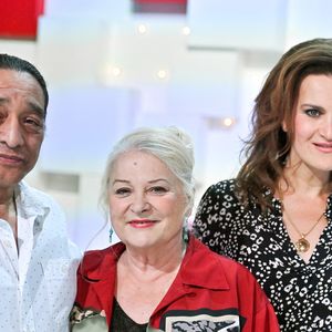 Exclusif - Georges Aguilar, Josiane Balasko et Armelle - Enregistrement de l'émission "Vivement Dimanche", présentée par M.Drucker et qui sera diffusée le 5 septembre sur France 2 © Guillaume Gaffiot / Bestimage